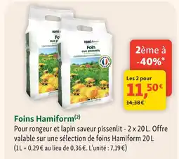Maxi Zoo Hamiform foin offre