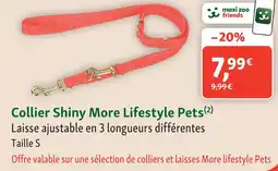 Maxi Zoo More lifestyle pets collier shiny offre