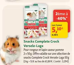Maxi Zoo Versele-laga snacks complete crock offre
