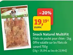 Maxi Zoo Multifit snack naturel offre