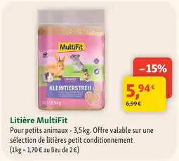Maxi Zoo Multifit litière offre