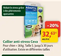 Maxi Zoo Ceva collier anti-stress offre