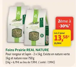 Maxi Zoo Real nature foins prairie offre