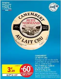 Intermarché Hyper U - camembert offre