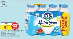Intermarché Hyper Lactel - lait matin léger uht demi-écrémé ff offre