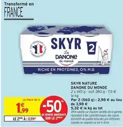 Intermarché Hyper Danone - skyr nature offre