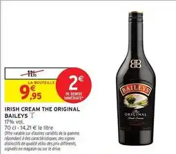 Intermarché Hyper Baileys - irish cream the original offre