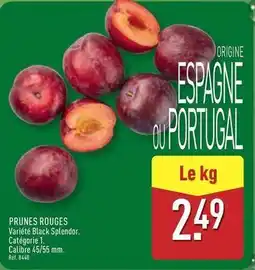 ALDI U - prunes rouges offre