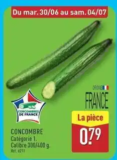 ALDI Concombre offre