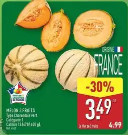 ALDI Melon 3 fruits offre