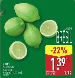 ALDI Tahiti - limes offre