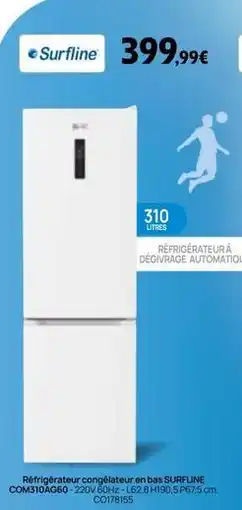 BUT Surfline - réfrigérateur congélateur en bas offre