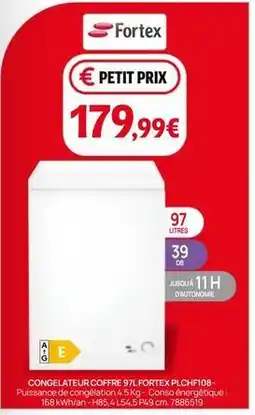 BUT Db - congelateur coffret 91 l fortex pl.chf108 offre