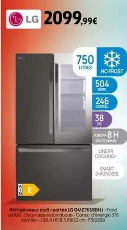 BUT Lg - réfrigérateur multi-portes offre