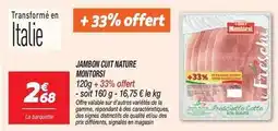 Netto Montorsi - jambon cuit nature offre