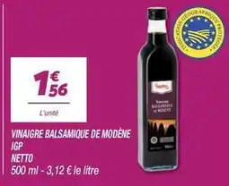 Netto Netto - vinaigre balsamique de modène igp offre