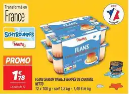 Netto Nestlé - flans saveur vanille nappes de caramel offre