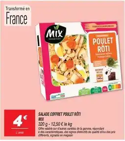 Netto Mixa bebé - salade coffret poulet rôti offre