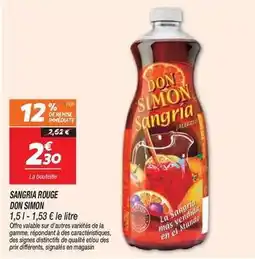 Netto Simon - sangria rouge offre