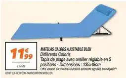 Netto Signal - matelas caldos ajustable bleu offre