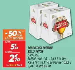 Netto Stella artois - bière blonde premium offre
