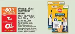 Netto Pedigree - bâtonnets à mâcher pour petit chien offre