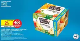 Intermarché Signal - componé sans sucres ajoutés pomme/ parment de pré préparés speciales offre
