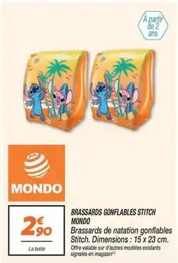 Netto Mondo vélo - brassards gowflables stitch offre