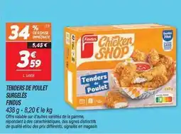 Netto Findus - tenders de poulet surgelés offre