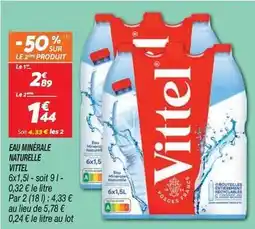 Netto Vittel - eau minérale naturelle offre