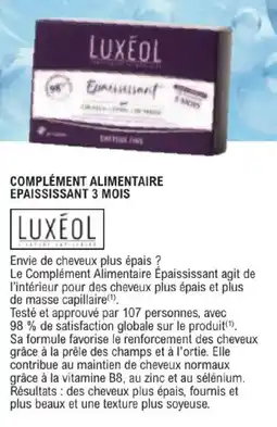 E.Leclerc Parapharmacie Complément alimentaire epaississant 3 mois offre