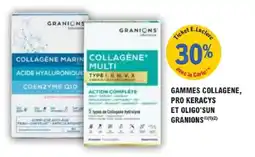 E.Leclerc Parapharmacie Gammes collagene pro keracys et oligo'sun granions offre
