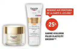 E.Leclerc Parapharmacie Gamme hyaluron filler elasticity eucerin offre