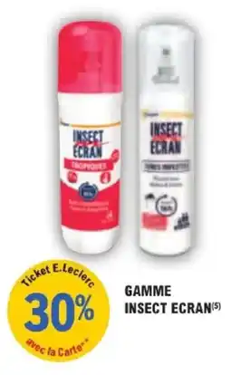 E.Leclerc Parapharmacie Gamme insect ecran offre