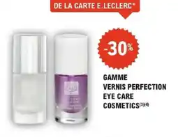 E.Leclerc Parapharmacie Gamme vernis perfection eye care cosmetics offre