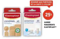 E.Leclerc Parapharmacie Gamme pansements elastoplast offre