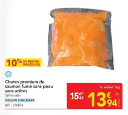 METRO Chutes premium de saumon fumé sans peau sans arêtes offre