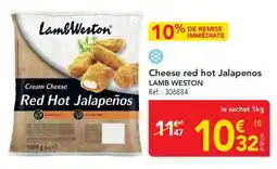 METRO Cheese red hot jalapenos lamb weston offre