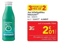 METRO Jus infatigableu innocent offre