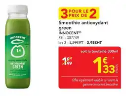 METRO Smoothie antioxydant green innocent offre