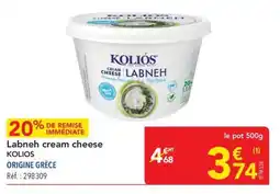 METRO Labneh cream cheese kolios offre