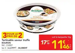 METRO Tartinable saveur truffe boursin offre