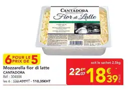 METRO Mozzarella fior di latte cantadora offre