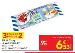 METRO Pik & croq la vache qui rit offre