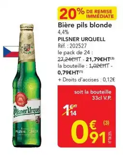 METRO Bière pils blonde offre
