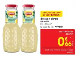 METRO Boisson citron granini offre