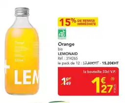 METRO Orange lemonaid offre