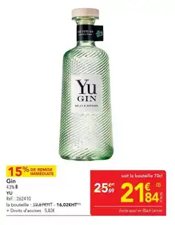 METRO Gin yu offre