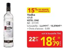 METRO Vodka ketel one offre