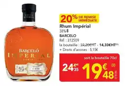 METRO Rhum impérial barcelo offre